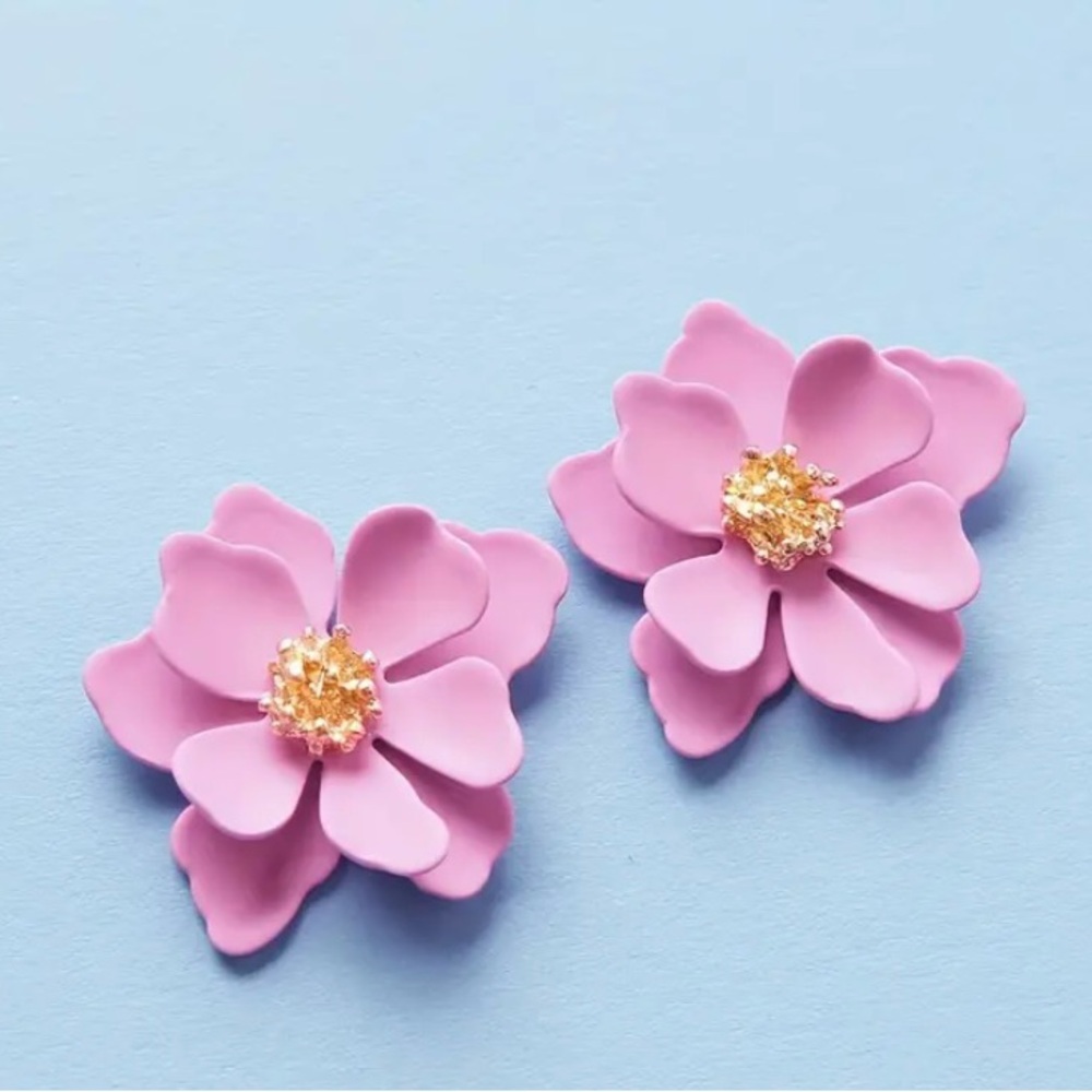 Pink Bloom Earrings
